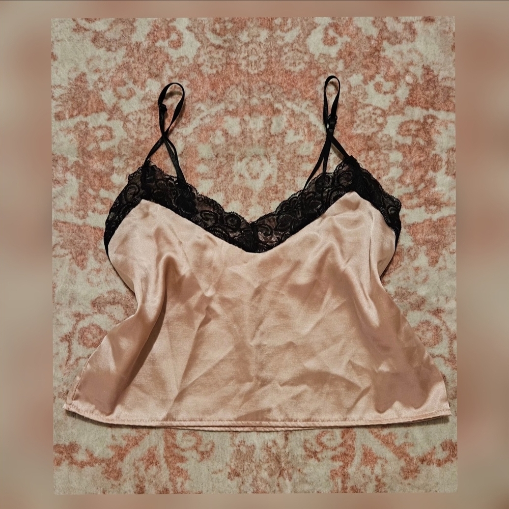 Lace Trimmed Sleep Top